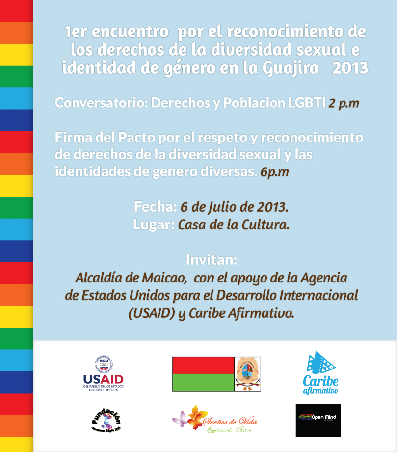 Conversatorio Derechos y Población LGBT en la Guajira.