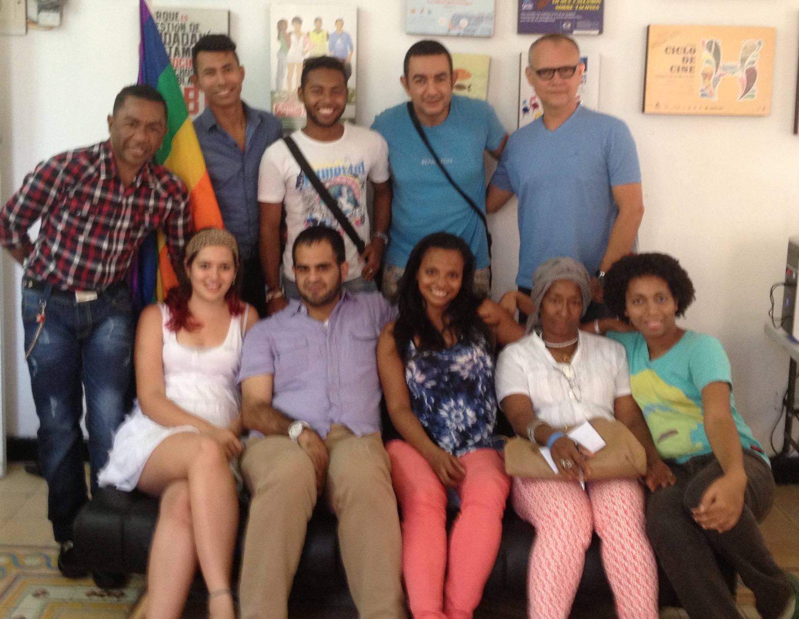 Visita de activistas cubanos LGBT a Caribe Afirmativo