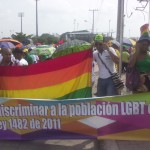 Día del trabajo, foto #5: ¡Discriminar a la población LGBT es un delito! Ley 1482 de 2011.