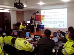 Taller de Sensibilización con Policía Municipio de  Ipiales