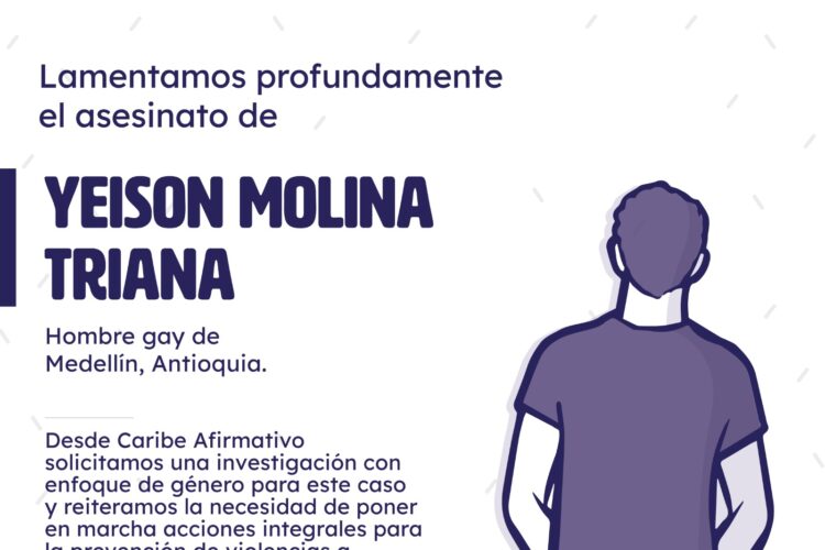 Lamentamos el fallecimiento de Yeison Molina Triana